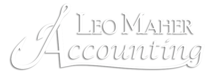 Leo Maher Accounting logo white
